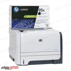 پرینتر لیزری اچ پی  HP P2055dn استوک اروپا  در حد آکبند  با کابل برق usb  220ولت اورجینال